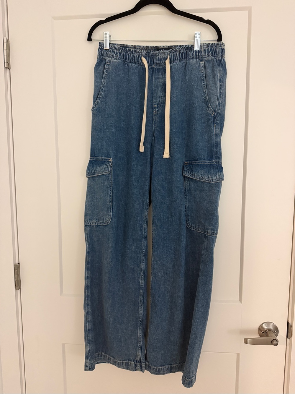90s vintage Gap Wide Leg Jeans Medium Blue Wash Denim